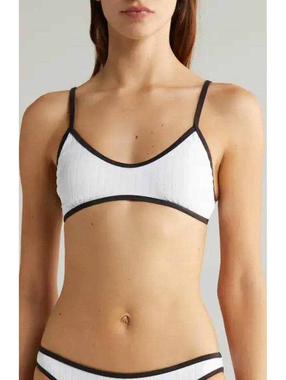 SOLID & STRIPED  The Rachel Rib Bikini Top